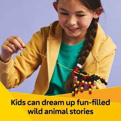 LEGO Creator 3 in 1 Wild Animals Surprising Spider Building Toy with 3 Options Scorpion or