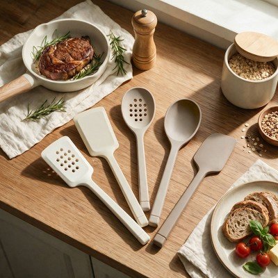 Cook With Color 5pc Silicone Utensil Set