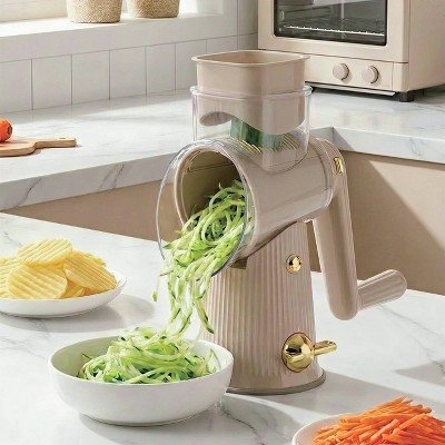 Cook With Color Rotary Grater with 5 Blades - Image 2