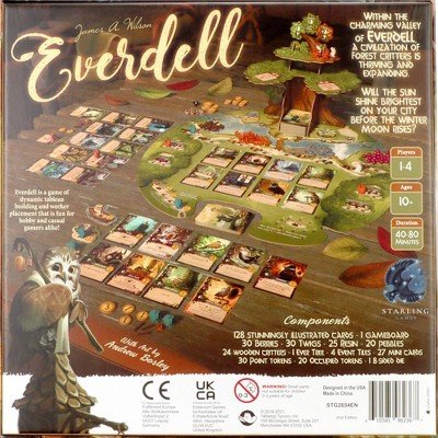 Everdell Game: Asmodee Strategy Board for Creative Thinking & War, 30-90 Minutes, 1-4 Play