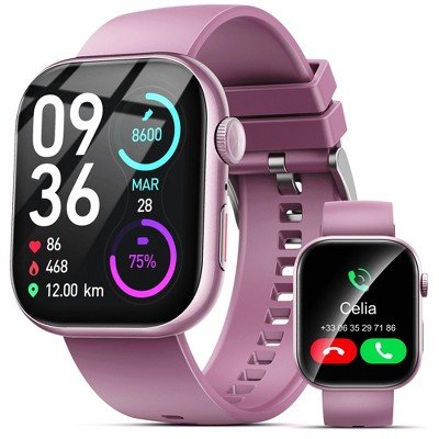 Smart Watch for Men Women, 2.01" HD Touchsreen, Bluetooth Calling, IP68 Water-Resistance,