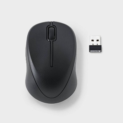 Wireless Mouse - dealworthy Black: USB-A Connection Home Accessory