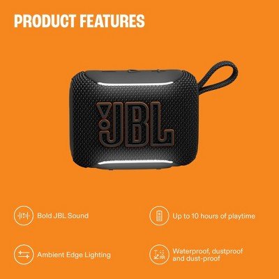 JBL Go 5 Portable Bluetooth Speaker - Black