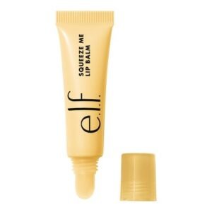 e.l.f. Squeeze Me Lip Balm - Vanilla Frosting - 0.21oz: Moisturizing, Off-White Finish, Pa