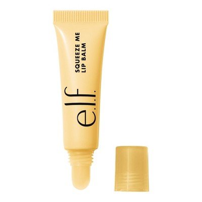 e.l.f. Squeeze Me Lip Balm - Vanilla Frosting - 0.21oz: Moisturizing, Off-White Finish, Pa
