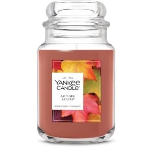 Original Large Autumn Leaves Jar Candle Orange - Yankee Candle