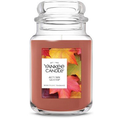 Original Large Autumn Leaves Jar Candle Orange - Yankee Candle