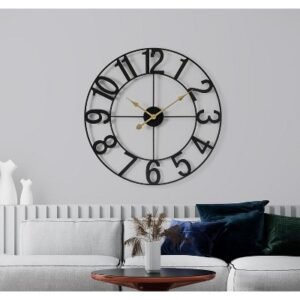 Sorbus 24 Inch Numeral Wall Clock for Living Room, Kitchen, Bedrom Home Decor