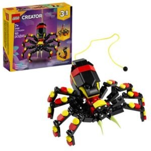 LEGO Creator 3 in 1 Wild Animals Surprising Spider Building Toy with 3 Options Scorpion or