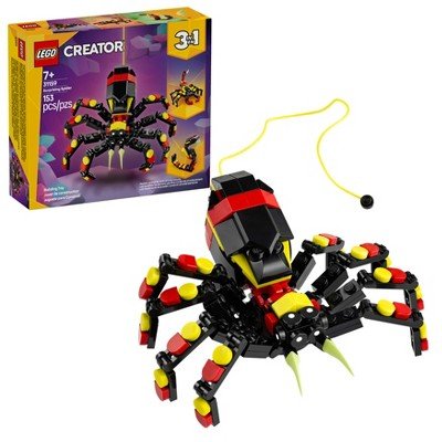 LEGO Creator 3 in 1 Wild Animals Surprising Spider Building Toy with 3 Options Scorpion or