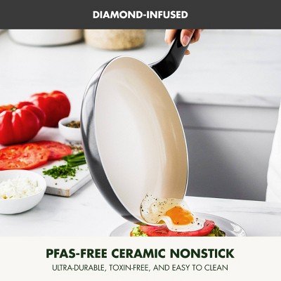 GreenPan Rio Advanced 8' Ceramic Nonstick Fry Pan Black